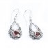Boucles d'Oreilles avec Grenats