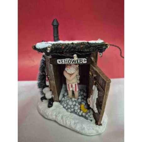 Père Noël sous la Douche