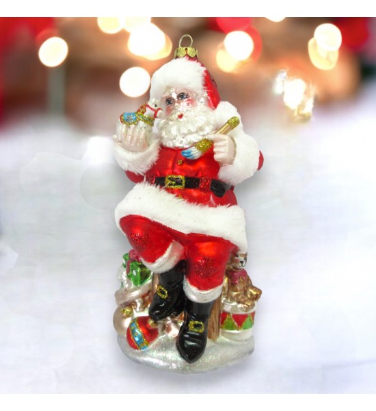 Père Noël Assis