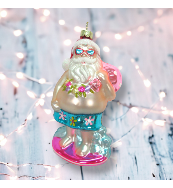 Père Noël à la Plage