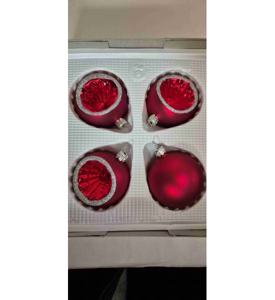 Boite 4 Boules Rouges