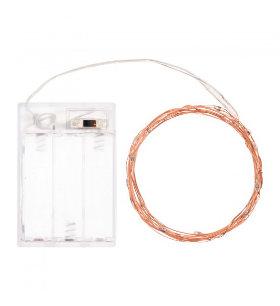 Guirlande lumineuse 20 MicroLED 3xAA 2m PDQ
