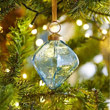 Boule Diamand Bleue