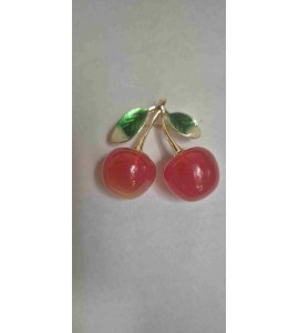 Broche Cerises