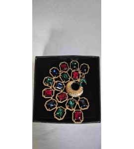 Broche Paon