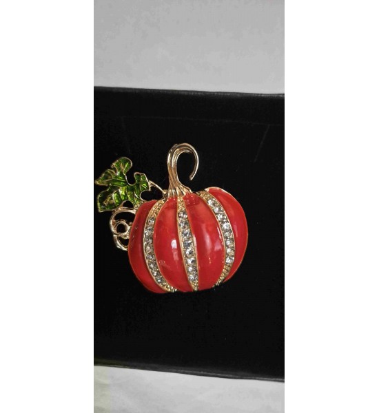 Broche Citrouille