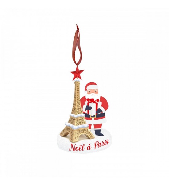 Père Noël et Tour Eiffel