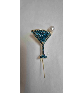 Broche Verre à Cocktail