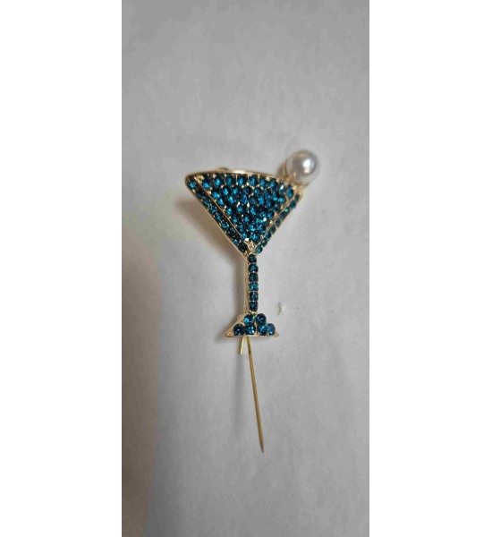 Broche Verre à Cocktail