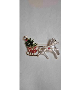 Broche Traineau 