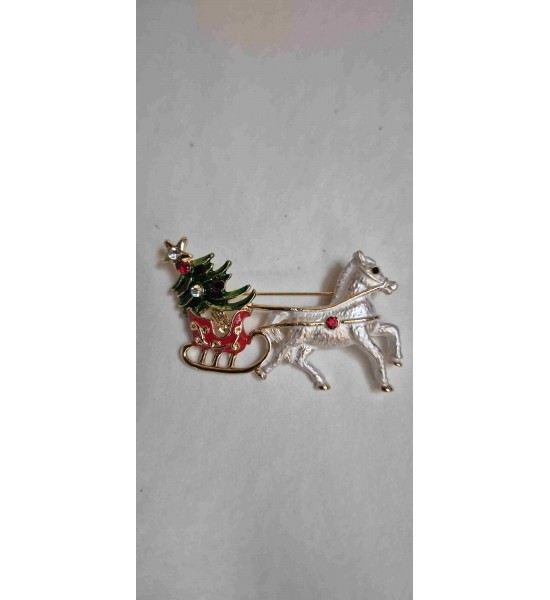 Broche Traineau 