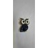 Broche Chouette Bleue
