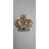 Broche Couronne Bleue