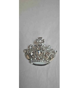 Broche Couronne Argent
