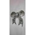 Broche Noeud Argent
