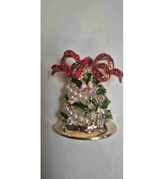 Broche Cloche de Noël