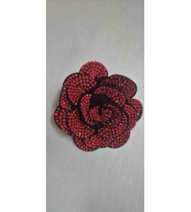 Broche Rose Rouge