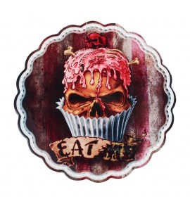 Dessous de Plat Cupcake Crâne