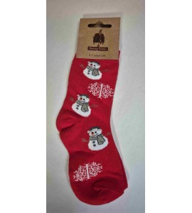 Chaussettes Bonhomme de Neige 5/7 Ans