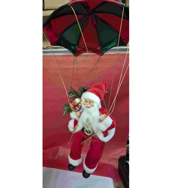 Père Noël en Parachute