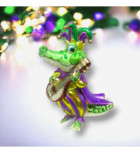 Aligator Mardi Gras Dember Diamonds