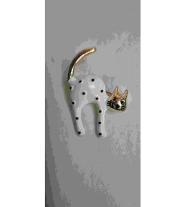 Broche Chat 