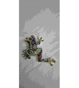 Broche Grenouille