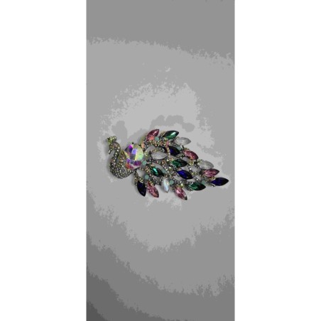 Broche Paon