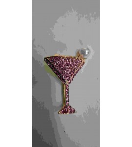 Broche Verre Cocktail