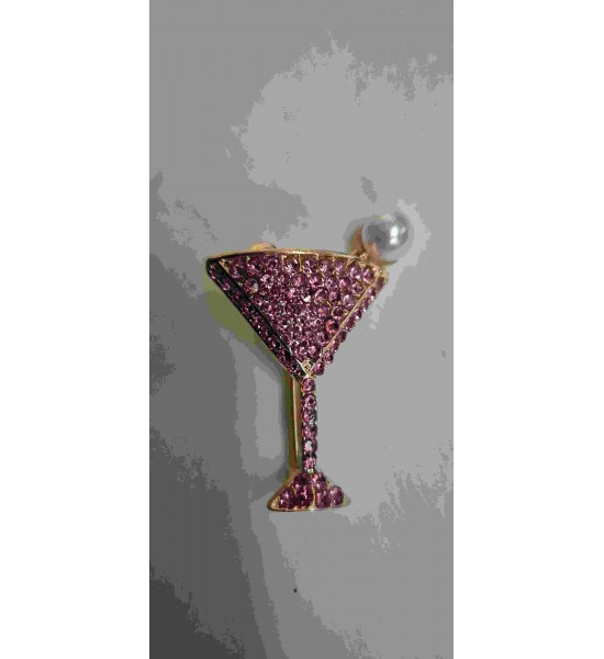 Broche Verre Cocktail