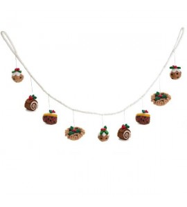 Guirlande de Gateaux de Noël