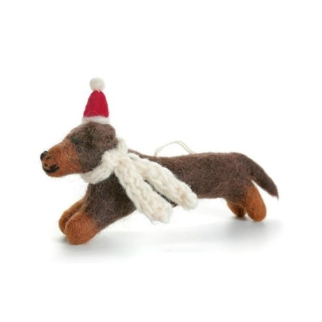 Chien Saucisse de Noël