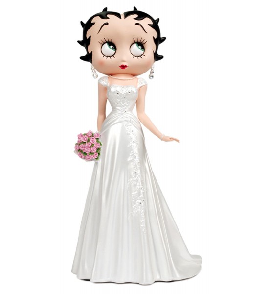 Betty Boop en Robe de Mariée