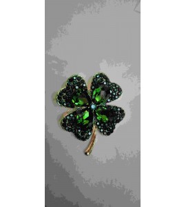 Broche Trèfle