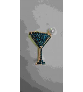 Broche Verre à Cocktail