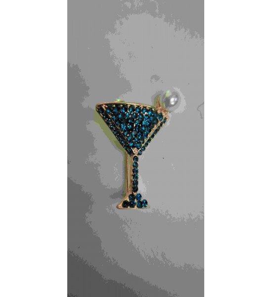 Broche Verre à Cocktail
