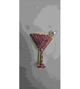 Broche Verre à Cocktail