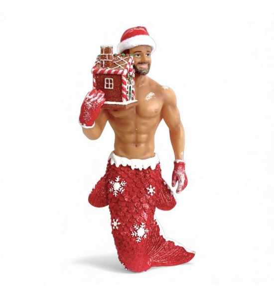Homme Sirène (Merman) Gingerbread Santa December Diamonds
