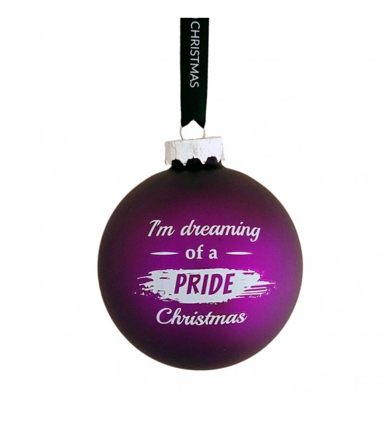 Boule I'm Dreaming for a Pride Christmas