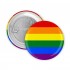 Bouton Drapeau Arc en Ciel