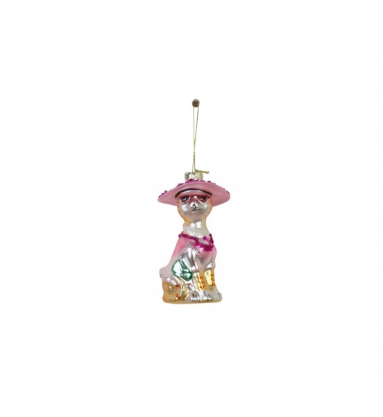Suspension Chat en Verre