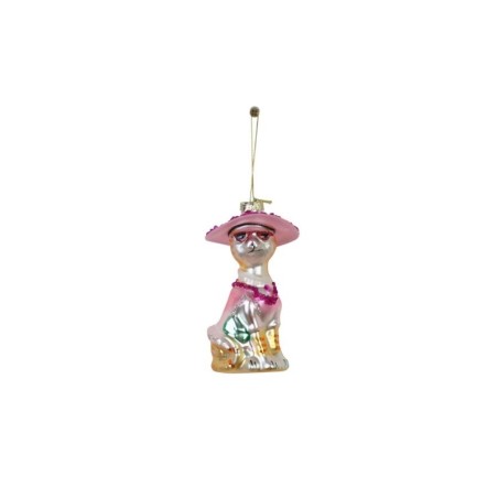 Suspension Chat en Verre