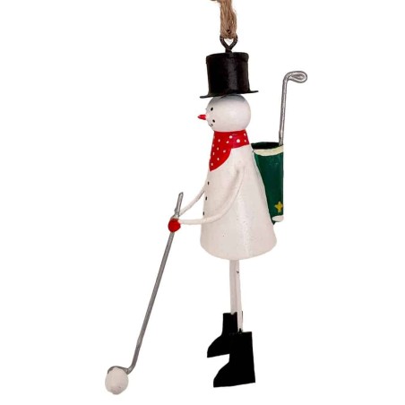Bonhomme de Neige Golfeur