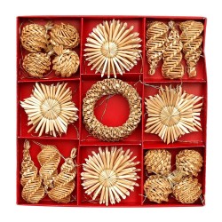 Boite de Décorations en Paille