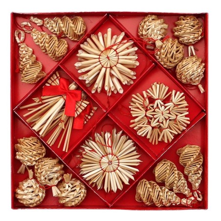 Boite de Décorations en Paille