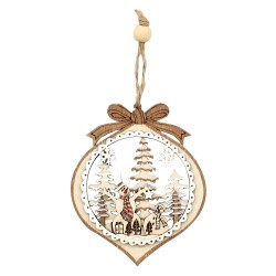 Lot de 3 Décorations en Bois