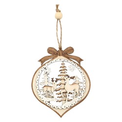 Lot de 3 Décorations en Bois
