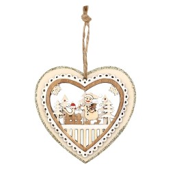 Lot de 3 Décorations en bois