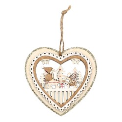Lot de 3 Décorations en bois