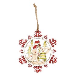 Lot de 3 Décorations en bois